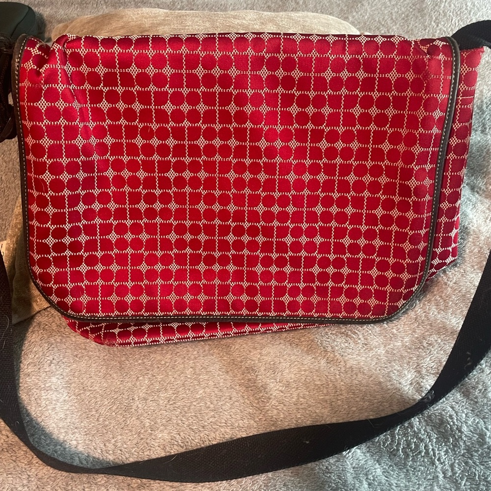 Kate Spade Red and Black Crossbody Bag